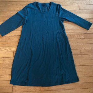 WoolX Rissa A-line Dress~Med~Real Teal~ PERFECT